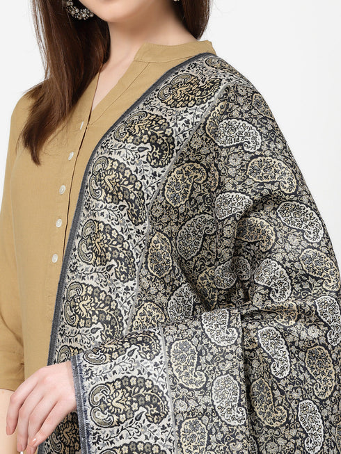 Women's Paisley Jamawar Acrylic Wool Shawl